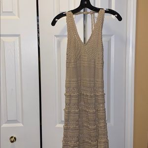 Long full floor length crotch dress Sz LG no flaws